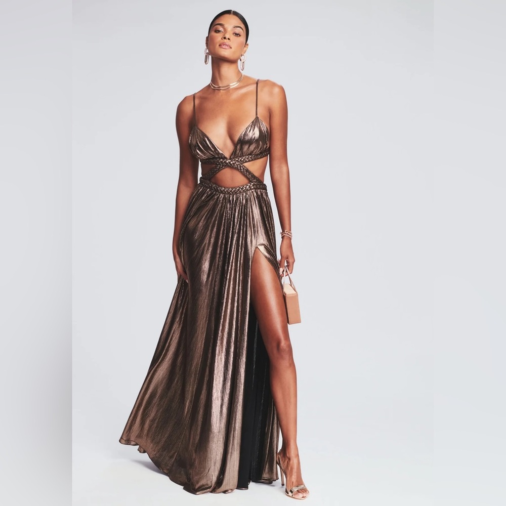 Retrofits Jett Metallic Dress Size XS